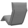 Chaise longue pliante gris 175x54x8,5 cm tissu oxford 