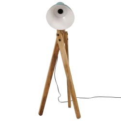 Lampadaire 25 W bleu délavé 45x45x120 cm E27 