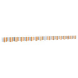 Tissu de remplacement de cantonnière d’auvent multicolore 4 m 