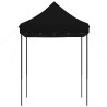 Tente de réception pliable escamotable noir 200x200x306 cm 