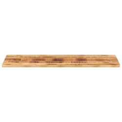 Dessus de table rectangulaire bois massif de manguier brut 