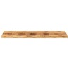Dessus de table rectangulaire bois massif de manguier brut 