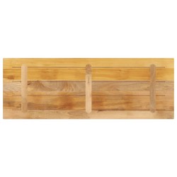 Dessus de table rectangulaire bois massif de manguier brut 
