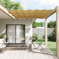 Auvent vertical Beige 60x270 cm Tissu oxford 