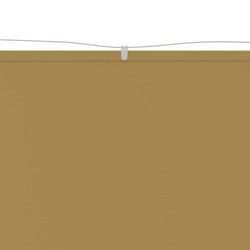 Auvent vertical Beige 60x270 cm Tissu oxford 