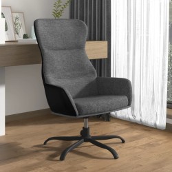 Chaise de relaxation Gris clair Tissu 