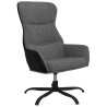 Chaise de relaxation Gris clair Tissu 