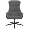 Chaise de relaxation Gris clair Tissu 