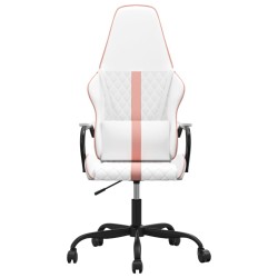 Chaise de jeu Blanc et rose Similicuir 
