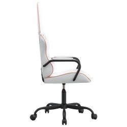 Chaise de jeu Blanc et rose Similicuir 
