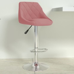 Tabouret de bar Rose Velours 