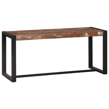 Banc Multicolore 100x35x45 cm en Bois Massif Récupéré 