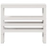 Tête de lit avec étagères blanc 100 cm bois massif de pin 