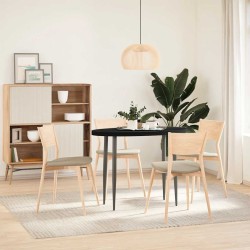 Dessus de table marron foncé 100x50x4cm bois chêne massif ovale 