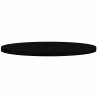 Dessus de table marron foncé 100x50x4cm bois chêne massif ovale 
