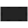 Table basse Noir 120x60x35 cm Verre trempé 