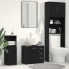 Armoire d'évier chêne noir 63x30x54 cm Bois d'ingénierie 
