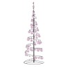 Sapin de Noël à LED avec boules 100 LED blanc chaud 150 cm 