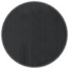 Tapis rond gris 60 cm bambou 