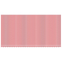 Tissu de remplacement pour auvent rayures rouges et blanches 