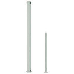 Auvent latéral rétractable de patio 180x500 cm Gris 