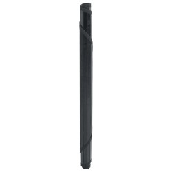 Tapis rond noir 60 cm bambou 