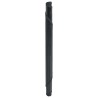 Tapis rond noir 60 cm bambou 