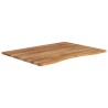 Dessus de bureau 100x80x2,5 cm rectangulaire bois massif acacia 