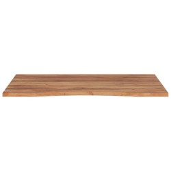 Dessus de bureau 100x80x2,5 cm rectangulaire bois massif acacia 