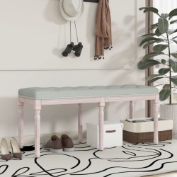 Banc Gris clair 110x40x49 cm Velours 