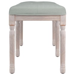 Banc Gris clair 110x40x49 cm Velours 