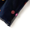 Jupe en tulle à pois pour enfants bleu marine 92 
