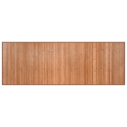 Tapis rectangulaire naturel 70x200 cm bambou 
