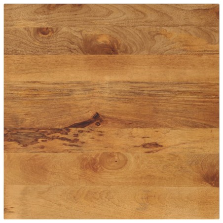 Dessus de table 70x70x3,8 cm carré bois massif manguier 