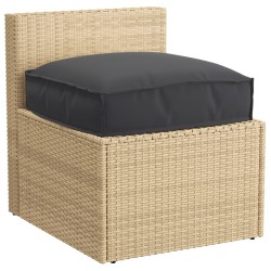 Coussin de palette pour siège Noir 50x50x12 cm en tissu Oxford 