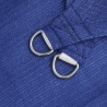 Voile d'ombrage 160 g/m² Bleu 4x4x4 m PEHD 