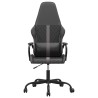 Chaise de jeu Noir et gris Similicuir 