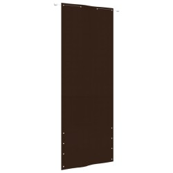 Écran de balcon Marron 80x240 cm Tissu Oxford 