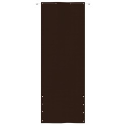 Écran de balcon Marron 80x240 cm Tissu Oxford 