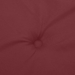 Coussins de chaise dossier bas lot de 2 rouge bordeaux mélangé 