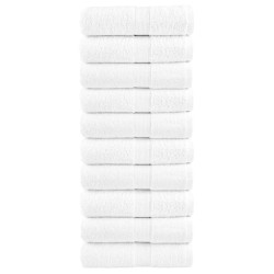 Serviettes d'invité de qualité supérieure SOLUND 10 pcs blanc 