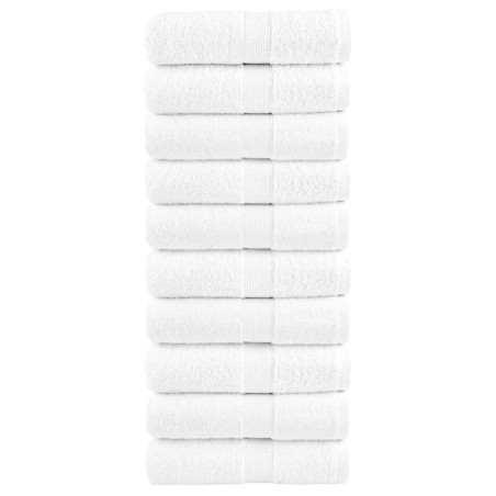 Serviettes d'invité de qualité supérieure SOLUND 10 pcs blanc 