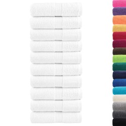 Serviettes d'invité de qualité supérieure SOLUND 10 pcs blanc 