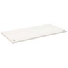 Dessus de bureau blanc 110x60x2,5 cm bois massif de pin 