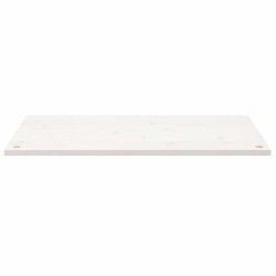 Dessus de bureau blanc 110x60x2,5 cm bois massif de pin 