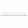 Dessus de bureau blanc 110x60x2,5 cm bois massif de pin 