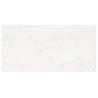 Dessus de bureau blanc 110x60x2,5 cm bois massif de pin 