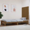 Tête de lit murale Marron miel 82,5x3x90 cm Bois massif de pin 