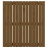 Tête de lit murale Marron miel 82,5x3x90 cm Bois massif de pin 
