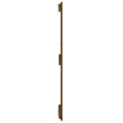 Tête de lit murale Marron miel 82,5x3x90 cm Bois massif de pin 